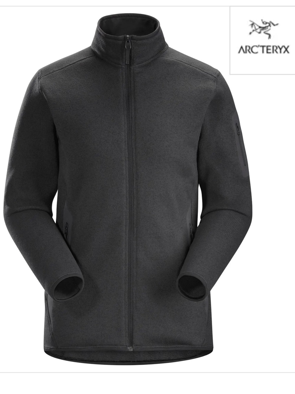Arc'teryx Covert Cardigan Black Heather women’s sz L